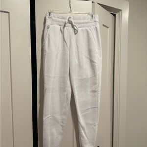 White Joggers for Women